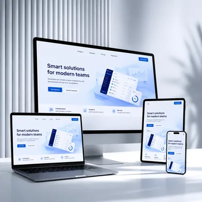 Icono de diseño web responsive