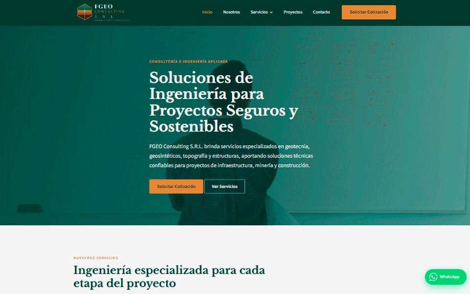 Demo FGEO Consulting — ingeniería geotécnica