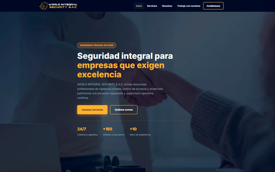 World Integral Security — rediseño web
