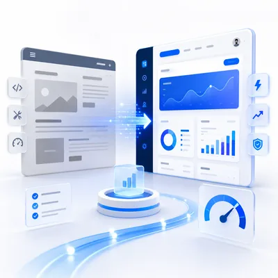 Ilustración del servicio Rediseño Web